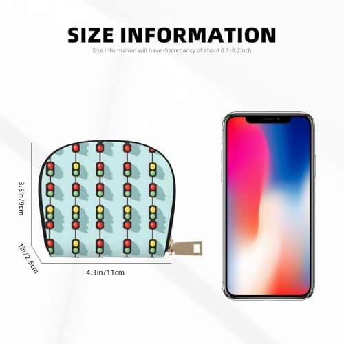 Bright Traffic Light Print Credit Card Holder for Women, Card Case Wallet, Leather Credit Cards Holder Wallet2