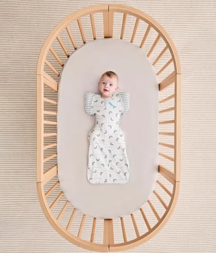 Image of Love to Dream Swaddle Up Transition Swaddle, Patented Zip-Off Wings, Gently Help Baby Transition from Being Swaddled to Arms Free When Showing Signs of Rolling, 1.0 TOG, 13-19 lbs, Rainbow Dream