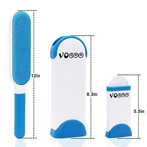 VOCOO Pet Hair Remover/Lint Remover for Dog and Cat Hair Cleaning Clothes Fabric Magic Brush/Machine with Self-Cleaning Base