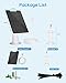 6W Solar Panel Charger Compatible with Arlo Ultra/Ultra 2/Pro 3/Pro 4/Pro 3 Floodlight Security Camera, Solar Panels Charging IP65 Weatherproof w/ 9.8ft Charging Cable Adjustable Wall Mount, 3 Pack