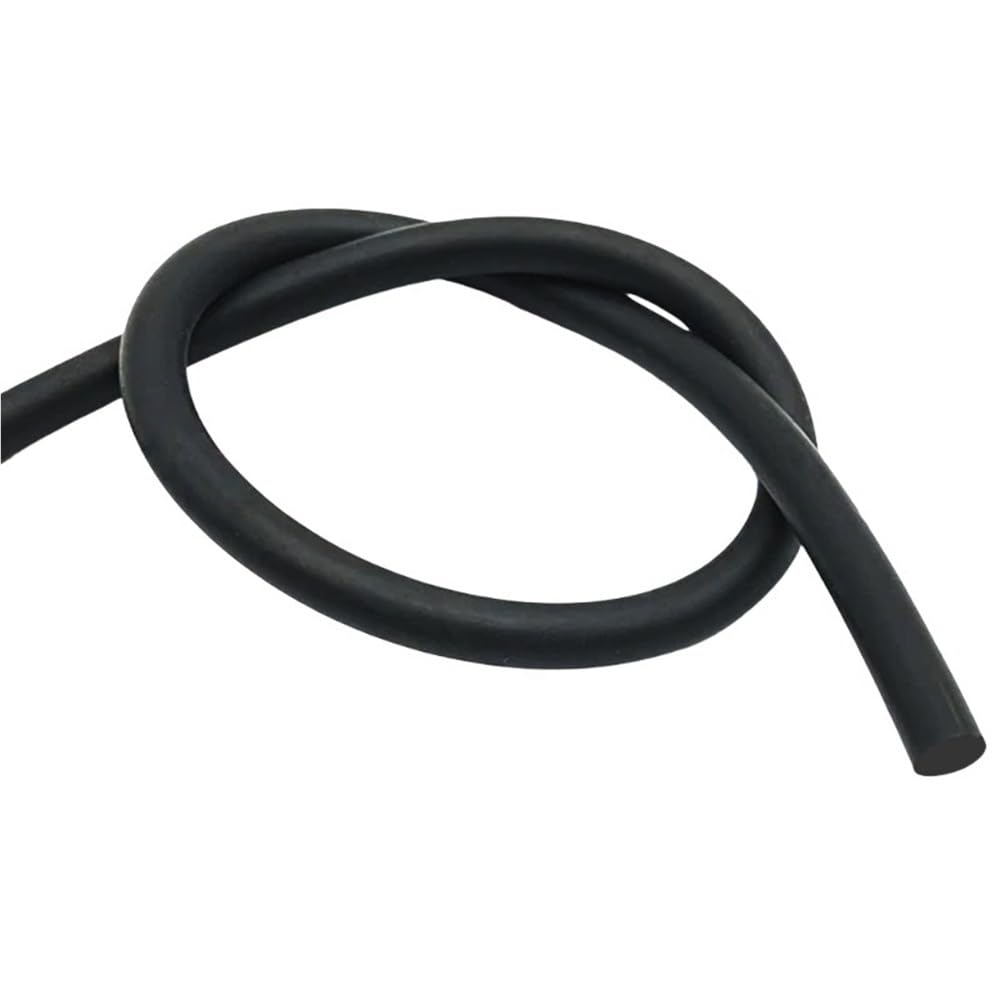Gohapy One Color Foam Rubber Strip Black Nitrile Rubber Seal Gasket Strip, Solid O Ring Nbr Cord For Electronic Equipment 1 Piece(10M*1.5Mm)