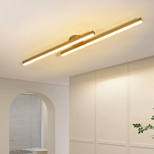 Moderne LED Plafonnier Long Linéaire Lampe de Plafond Aluminium + Fer Intérieur Luminaire...