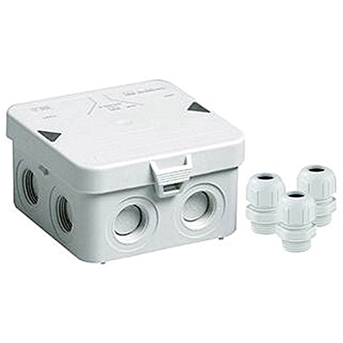 Caja de derivación + GLANDS8WAYIP6595 X 95 X 57 MM recintos y 19 "armario estante
