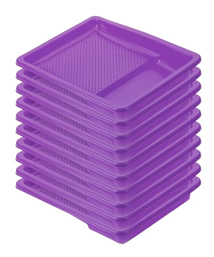 Bates- Paint Tray Liner 9 Inch 10 pcs Purple Paint Pans Trays Paint Roller Tray Roller Tray Liners