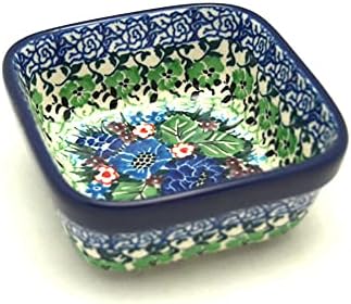 Polish Pottery Ramekin - Square - Unikat Signature - U4572