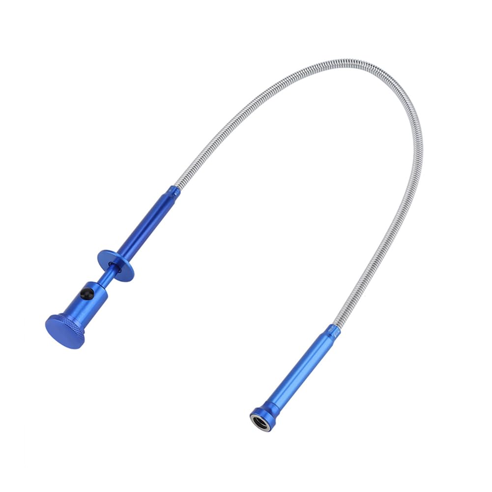 Herramienta de recogida de garra flexible, recogida de imán retráctil de aleación de 4 garras con iluminación LED Herramientas de limpieza de drenaje Recogedor de basura Herramienta de recogida