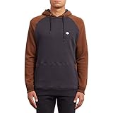 Parche Volcom Stone de fieltro en la parte izquierda del pecho y etiqueta de tela en la costura lateral