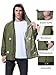 UIQUR Mens Rain Jacket Raincoat Windbreaker Running Waterproof Lightweight Packable with Hood Travel Hiking Cycling Army Green L