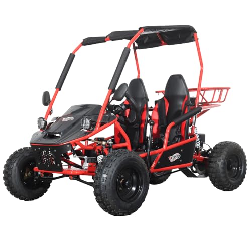 X-PRO Rover 110cc Go Kart with Automatic Transmission w/Reverse, LED Headlights, Big 16