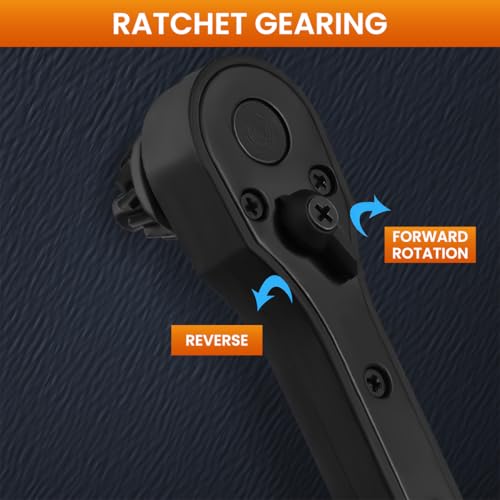 Image of Serplex Drill Chuck Ratchet Spanner with 3 Sizes Drill Chuck Keys