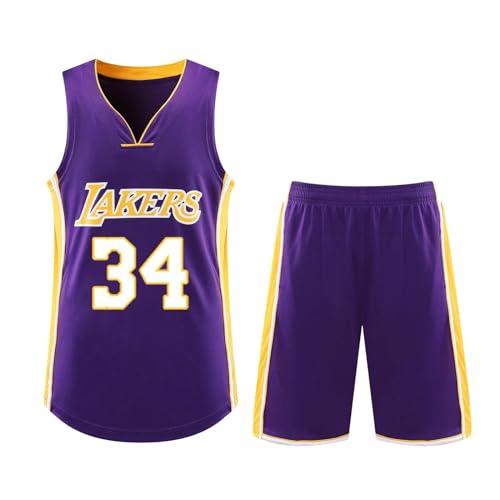 Juego Baloncesto Niño de 2 Piezas, Camisetas y Pantalones de Baloncesto para Niños Pequeños 4-14 años Camiset Baloncesto Niños Conjunto 2 Piezas Camisetas y Pantalones de Baloncesto para Niños