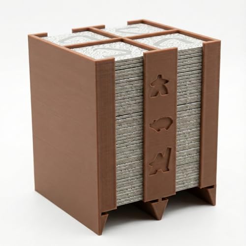 Dispensador Vertical para Fichas Compatible con Carcassonne