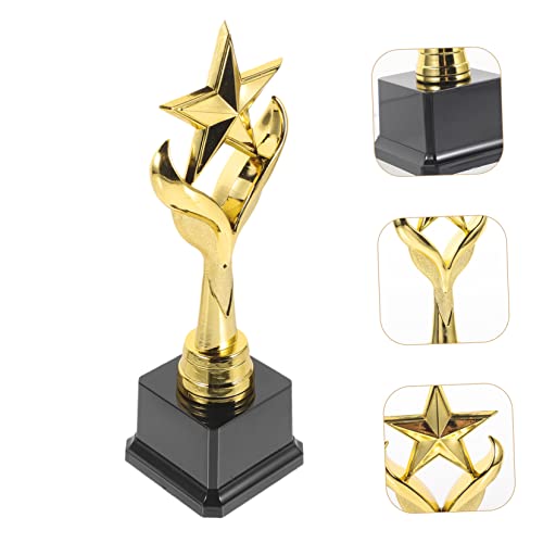 NUOBESTY 3 Pecas troféu decoração de casa party game decoração de futebol decoração estrela prêmio d