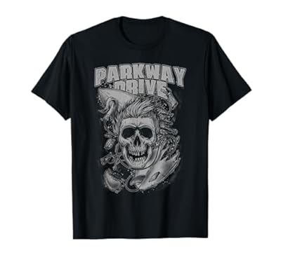 Parkway Drive - Camiseta Oficial - Calavera Surfer - Negra - Manga Corta - Talla S | Ya disponible en tu tienda friki favorita! En mundofriki.es!