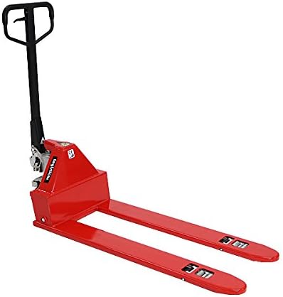 Amazon ハンドパレット 超低床 35mm 幅540mm フォーク長さ1150mm 1000kg ハンドリフト ハンドパレットトラック ハンドリフター 1t 低床 パレットトラック リフト ハンドトラック ダブルローラー 赤 パレットトラック 産業 研究開発用品 通販