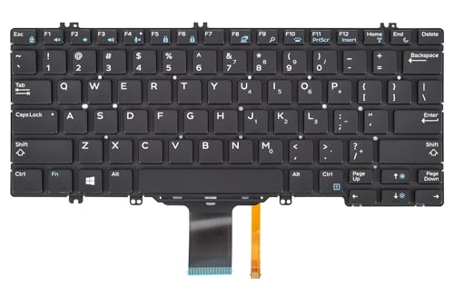 �����p�o�b�N���C�g�L�[�{�[�h Dell Latitude 5290 7280 7290 7390 5280 5288 5289 7389 �V���[�Y �m�[�g�p�\�R�� US ���C�A�E�g P/N: PK131S51B00 V160325BS