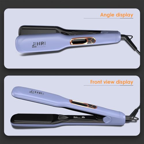 Plancha para cabello JINRI volumen ajustable dual voltaje miniatura 4