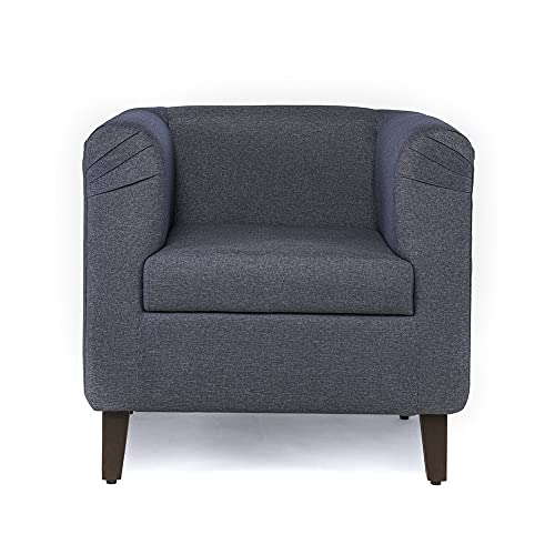 Image of Wakefit Sofa Set | 3 Year Warranty | Sofa 5 Seater, 5 Seater Sofa for Living Room, Wooden Sofa Set, Sofa Set 3+1+1 Seater - Miami(Omega : Blue)