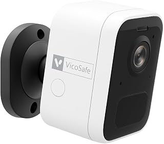 VicoHome BC1 Security Camera Wireless Outdoor - WiFi Camera with Smart Motion Detection, Battery Powered - 6 Months Without Charging, Night Vision, Dust and Water Resistance IP65