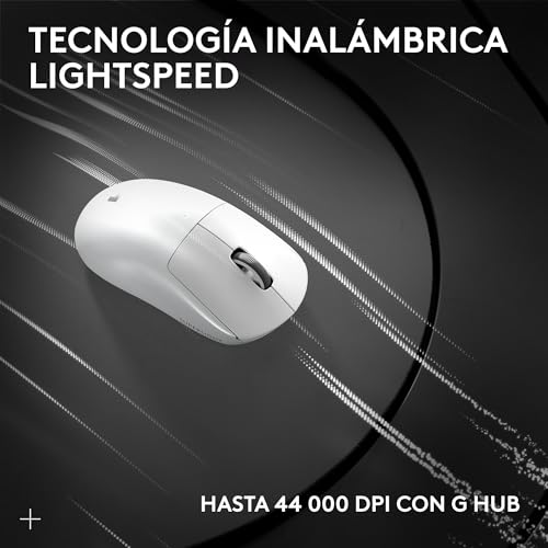 Miniatura 9 de Logitech G Pro X Superlight 2 Lightspeed Ratón Inalámbrico Gaming, Ligero, 4k Polling, Interruptores Híbridos Lightforce,Sensor Hero 2, 32k Ppp, 5 Botones Programables, Usb-C, Pc, Mac - Blanco