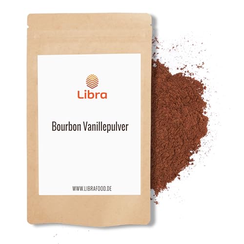 Libra 100g Bourbon Vanillepulver | Madagaskar | Vanille | gemahlen | Top Qualität | LIBRA FOOD