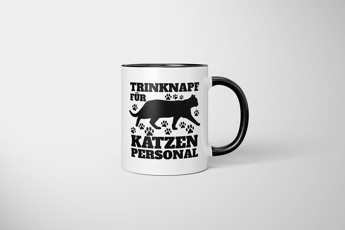 Trinknapf Katzen-Tasse Mit Spruch – 330ml, Spülmaschinengeeignet, Geschenk Für Katzenliebhaber (Rosa)