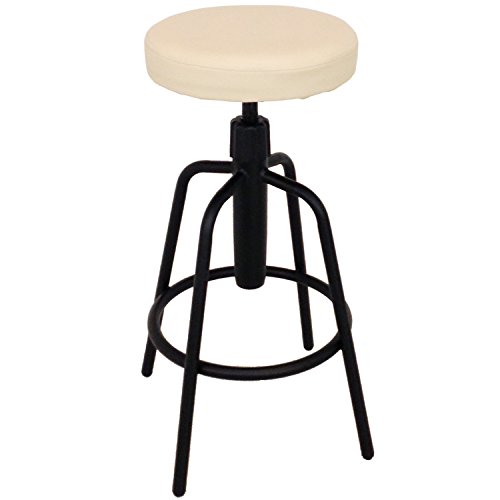 不二貿易 バースツール 合成皮革 アイボリー 15183