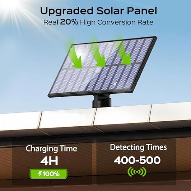 Adiding Solar Outdoor Lights LED Flood Lights Solar Motion Sensor Lights Solar Powered Security Lights