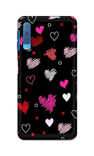 Image of PRINTFIDAA Vibrations of Love Hard Back Cover for Samsung Galaxy A7 (2018), SM-A750F /DS, SM-A750G, SM-A750FN /DS Back Cover -(P6) KAT1009