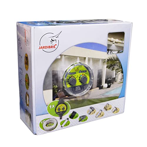 Jardibric - Kit Brumisation Extérieur 10 m avec Temporisateur - Filtre et Fixations Incluses