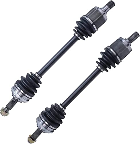 Image of Detroit Axle - Front 2pc CV Axles for 98-02 Honda Accord, 01-03 CL, 99-03 TL, 2 CV Axle Shafts Assembly 1998 1999 2000 2001 2002 2003 Replacement