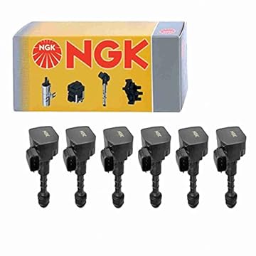 6 bobinas de ignição NGK compatíveis com Infiniti G35 3.5L V6 2003-2007