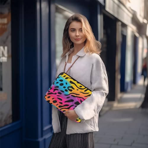 Funda para laptop 13-14 pulgadas diseño leopardo multicolor miniatura 7