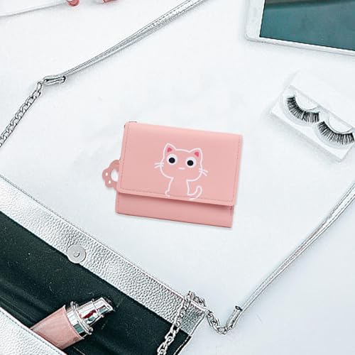 Womens Small Wallet Minimalist Card Holder for Street Business Commuting4