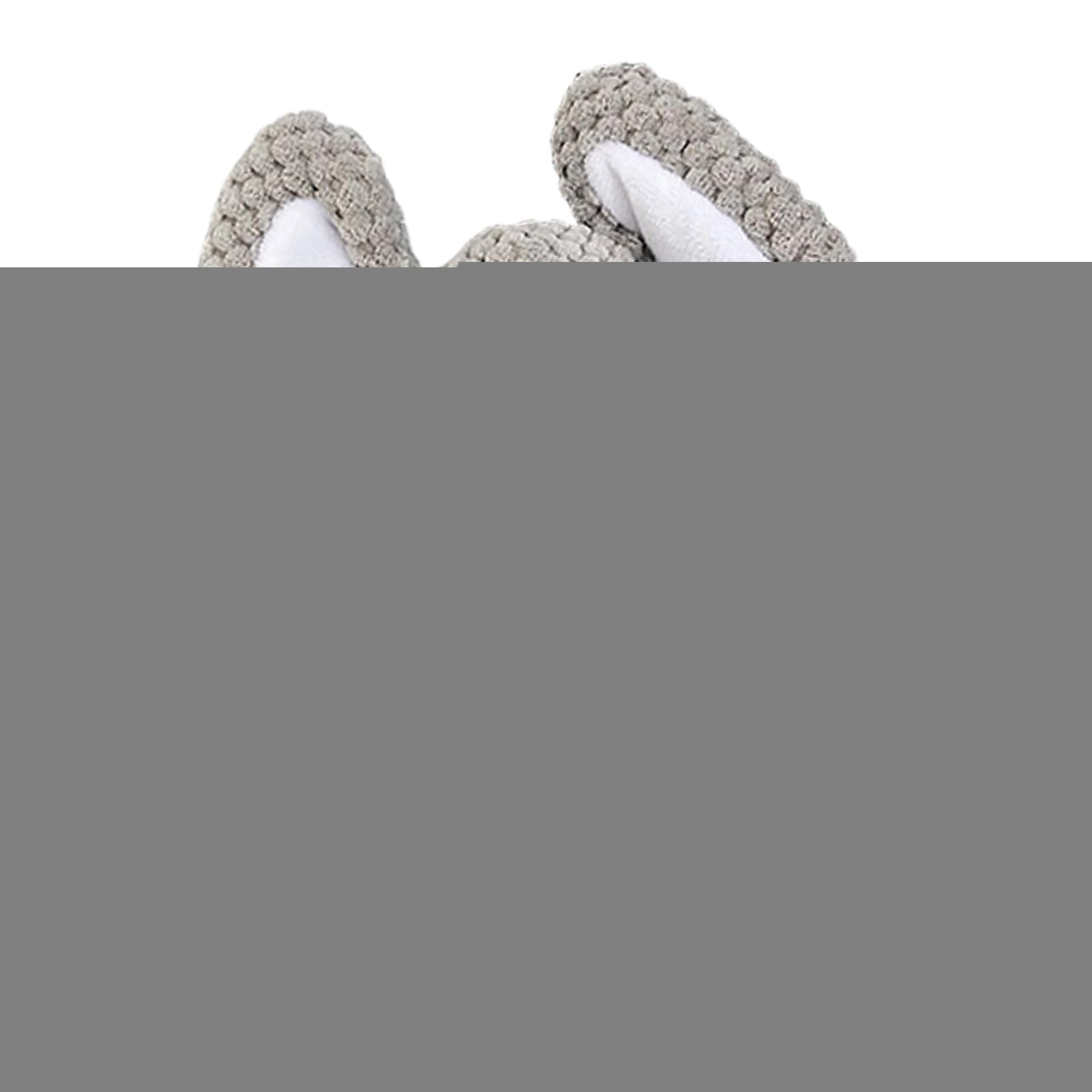 Crinkle Plush Dog Toy Indestructible Squeaky