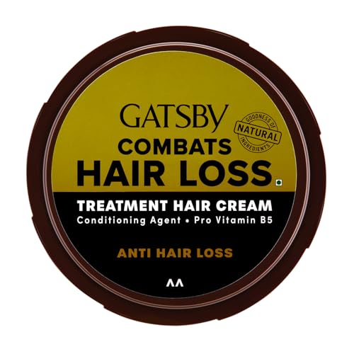 Image of Gatsby Japan Treatment Hair Cream - Anti Hair Loss 250gm | Contains Conditioning Agents & Pro Vitamin B5 | Nourishes Scalp & Strengthen Hair Roots | With Goodness of Natural Ingredients | Made in Indonesia