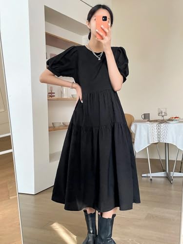 Image of Leriya Fashion Mini Dress for Women | One Piece Dresses for Womens | Stylish Dress for Woman |Mini Dresses Rayon for Women Stylish |Summer Casual Outfit Wear Events, Date & Evening Look