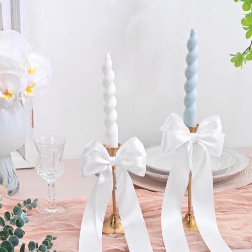 Image of Double Face Satin Ribbon 1-1 /2 inch X 50 Yards Polyester Off White Ribbon for Gift Wrapping Very Suitable for Weddings Party Invitation Decorations and More