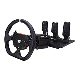 Thermaltake G15 Direct Drive Racing Wheel with Pedals Bundle; 15Nm Direct Drive Base; Hall Effect Pedals; 13-inch Wheel; Quick Release; Emergency Stop; Compatible with Sim Cockpit; GRB-G15-DGT3BB-01