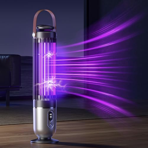 FanFuGuo® Insektenvernichter Elektrisch Wiederaufladbar,Fliegenfalle Mückenfalle Elektrisch,UV-Licht & Nachtlicht 2-in-1 mit Dämmerungssensor,Insektenfänger fliegenfänger Mückenlampe (Black) FanFuGuo® Insektenvernichter Elektrisch Wiederaufladbar,Fliegenfalle Mückenfalle Elektrisch,UV-Licht & Nachtlicht 2-in-1 mit Dämmerungssensor,Insektenfänger fliegenfänger Mückenlampe (Black)