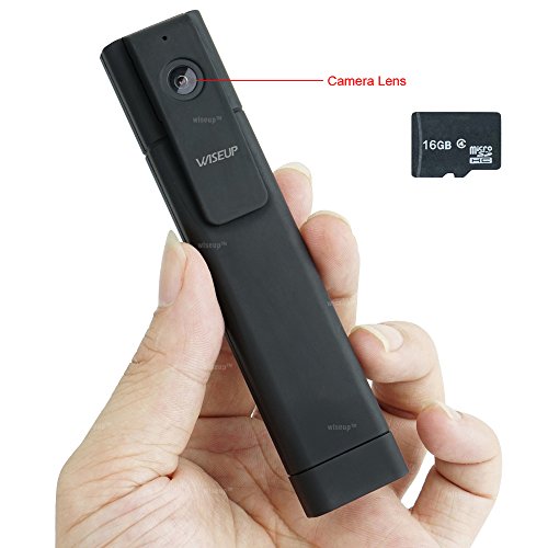 WISEUP 16GB 1920x1080P HD Mini Meeting Recorder Hidden Camera Portable Video Camcorder Support