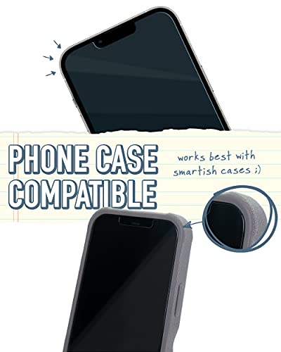 Image of Smartish iPhone 13 Pro Max Screen Protector - 2-Pack Tempered Glass Screen Protectors + Cleaning Kit - Tuff Sheet - 9H Easy Install Frame [Scratch Resistant] Case-Friendly for Apple iPhone 13 Pro Max