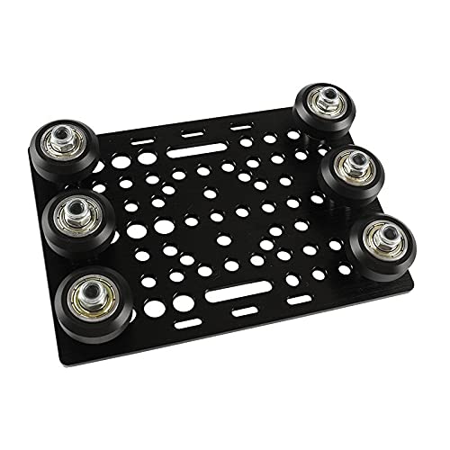 Lysee 3D Printer Parts & Accessories - Not Assembled Gantry Plate kit - (Size: in White Wheel)