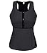 SlimmKISS Neoprene Sweat Vest for Women, Slimming Body Shaper with Adjustable Waist Trimmer Belt, Weight Loss