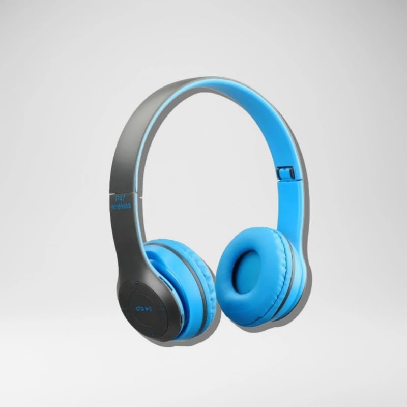 P47 Latest Wireless iC-101 Headphone with Mic & SD Card Slot Bluetooth Headset-image-41