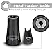 OTraki Puntas de Goma para Bastones 11mm,Resistente al Desgaste Amortiguadores de Caucho...