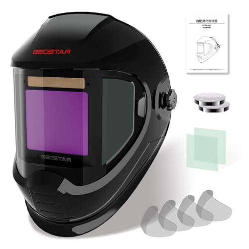 溶接面 本当の色を映す ソーラーパワー 自動遮光溶接面③ Amazon | YESWELDER 溶接面 本当の色を映す ソーラーパワー 自動