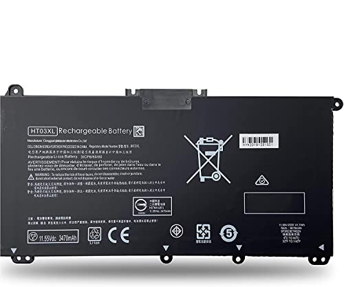 Image of Procare Ht03Xl Laptop Battery Compatible For Hp Pavilion Hstnn-15-Da0053Wm, 15-Da0002Dx, 14M-Dh1003Dx, 15-Da0012Dx, Db8R, Db8S, Ib80, Ib8O, Lb8L, Lb8M, Ht03Xl