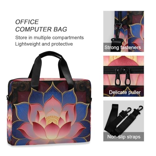 Funda portátil con asa y correa para laptop 15.6 pulgadas miniatura 6