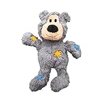 KONG Wild Knots Bear - Hundespielzeug aus Geknotetem Seil - Minimale Füllung - Für Kleine/Mittelgroße Hunde - Bär